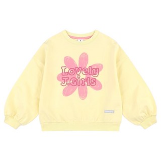 젤리스푼 아동용 드로잉 플라워 맨투맨