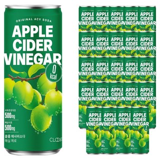 클룹 애사비소다 매실 제로 탄산음료, 24개, 250ml