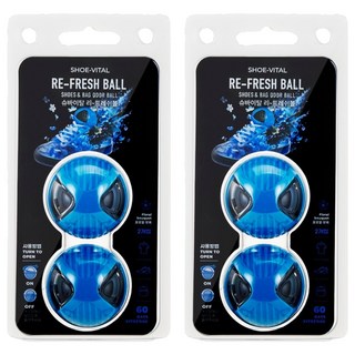 슈바이탈 리프레쉬볼 신발 냄새 제거제 2p, 1개, 16g