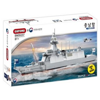 OXFORD TOY 積木狂熱 忠南艦 積木玩具 BM35237, 1個, 混合顏色