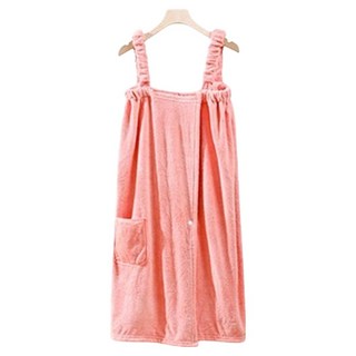 보송보송 타월 샤워가운, 핑크, 1개