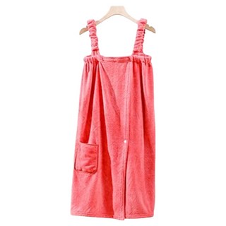 보송보송 타월 샤워가운, 레드, 1개