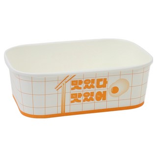 Inp 圓角方形紙容器 美味美味 17 x 12 x 5.5 cm, 20個, 1入