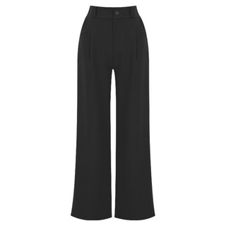 t.view 女款外開衩口袋鬆緊帶西裝褲 V6A-CPT003