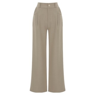 티뷰 여성용 아웃 절개 포켓 밴딩 슬랙스 V6A-CPT003