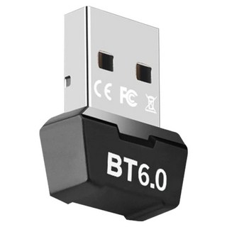 랜스타 PC 노트북 연결 블루투스 6.0 USB 동글 리시버 무선 수신기, 블랙, 1개, LS-BT60