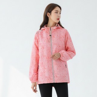 구디프 여성용 아웃도어 후드 바람막이 자켓