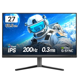 필립스 QHD 에브니아 200 FAST IPS 프리싱크 HDR 400 게이밍 무결점 모니터, 68.5cm, 27M2N5500LQ