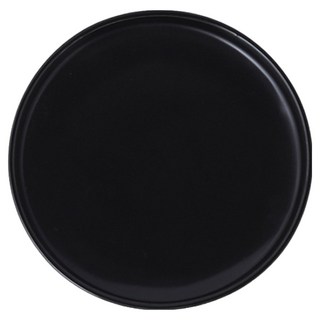 American Road 扁平圓形多用途陶瓷盤 HR2612, 黑色23, 1個