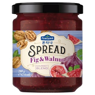 폰타나 스프레드 무화과 & 월넛, 280g, 1개