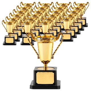 Uniart 迷你獎盃 + 金色紙 24入組, 單一商品