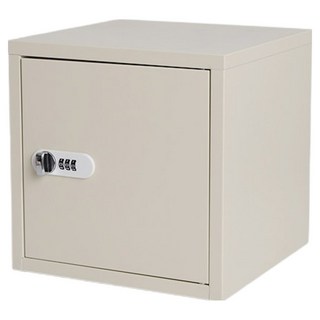 HICKIES Compact Design 私人家用鋼製迷你保險箱 MS10, 米色