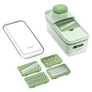 Corelle Brands 康寧餐具 多功能5合1切菜器, 綠色, 1個