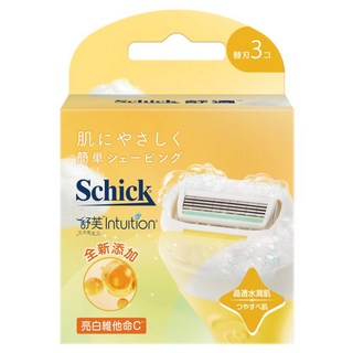 Schick 舒適牌 舒芙仕女除毛刀片 晶透煥亮, 1個, 3個裝