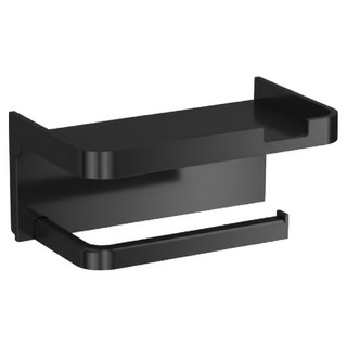 쉐리엘 고급 무타공 휴지걸이, 블랙, 1개