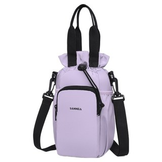 Bareunliving 高級雙層隨行杯收納袋, 紫色, 1個