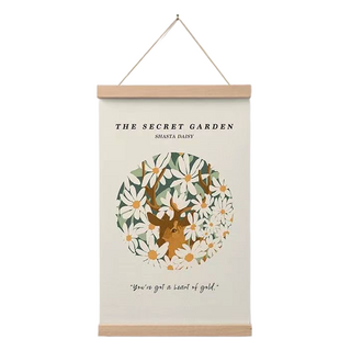 Baide 適合室內裝飾的北歐風格電箱配電箱遮擋掛布海報, 野花風格 G