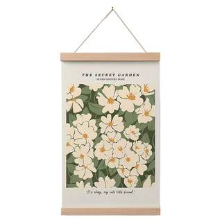 Baide 適合室內裝飾的北歐風格電箱配電箱遮擋掛布海報, 野花風格 A