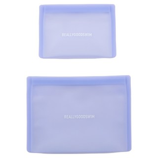 REALLYGOODSWIM 矽膠防水游泳包 S 包 M, 薰衣草紫