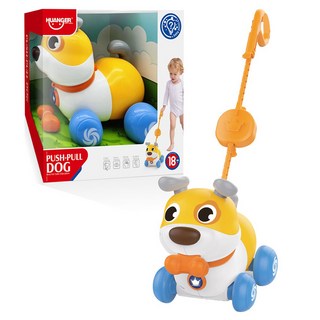 HUANGER 天空太陽星 學步好朋友 會唱歌的狗狗手推車 學步輔助器 heanhe0553, 1個, 白色等
