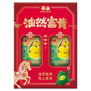 TAISUN 泰山 純芥花油禮盒 2件組, 1套
