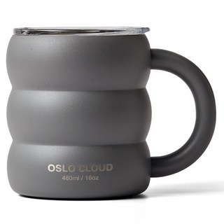 오슬로 클라우드 스텐 텀블러, 그레이, 1개, 480ml