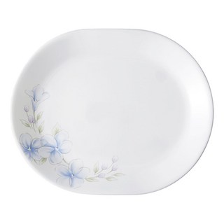 Corelle Brands 康寧餐具 腰子盤, 春晨藍花, 1個
