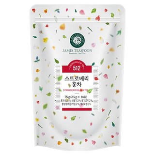 제임스티스푼 스트로베리 홍차, 2.5g, 30개입, 1개