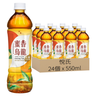 悅氏 蜜香烏龍茶 無糖, 24個, 550ml