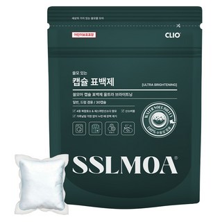 크리오 쓸모아 강력 클린 산소버블 캡슐 세탁 표백제 30p, 390g, 1개