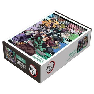 토이앤퍼즐 귀멸의칼날 일러스트 C 직소퍼즐 DF-K05-088, 혼합색상, 1개, 500피스