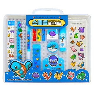 포켓몬스터 픽셀아트 스페셜 문구세트, 랜덤발송, 1세트