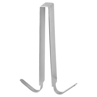 Vinty Corner 多用途掛勾 門後掛勾 掛架 一體式 雙層 123g 17.2 x 11.5 x 3 cm, 單一顏色, 1個