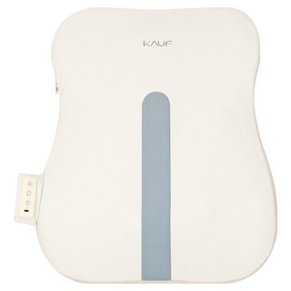 카프 무선 온열 쿠션 등 허리 마사지기, 아이보리, KF-WM08