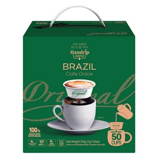 핸드립 브라질 카페 돌체, 7g, 1개, 50개입