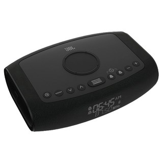 JBL 英大公司貨 藍牙鬧鐘收音機喇叭, 黑色, RISE