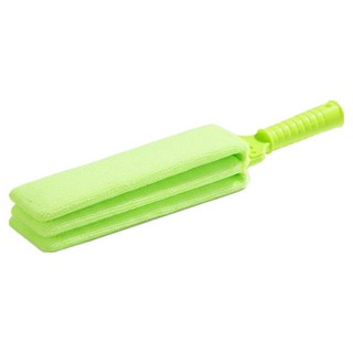 몰투데이 틈새싹쓸이 블라인드 에어컨 틈새 청소 브러쉬 걸레 ONE SIZE, 녹색, 1개