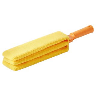 몰투데이 틈새싹쓸이 블라인드 에어컨 틈새 청소 브러쉬 걸레 ONE SIZE, 주황, 1개