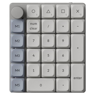 키크론 PRO MAX 핫스왑 유무선 기계식 키패드, 레트로 블루, K0M-R6, 저소음 적축