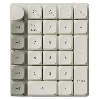 키크론 PRO MAX 핫스왑 유무선 기계식 키패드, 쉘 화이트, K0M-Q6, 저소음 적축