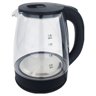 유리 무선 전기주전자 블랙 1.8L, KLEK-180GB