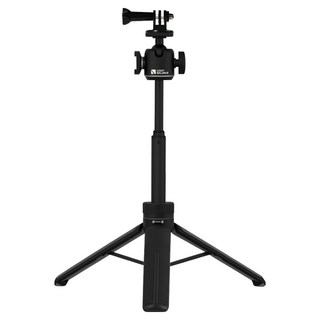 라이트밸런스 휴대용 브이로그 촬영 휴대폰 카메라 미니 삼각대 고프로마운트, 블랙, 1개, 스냅스틱 PRO SS-6521, 고프로마운트GO-206