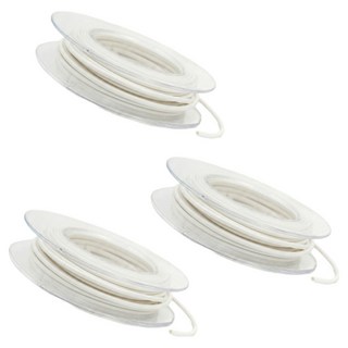 싸파 컬러 열 수축고무 튜브 자작채비용 2mm CRUW-002, 화이트, 3개