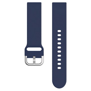 JELLY.TIGER 矽膠運動錶帶 20mm, 海軍藍, 1個