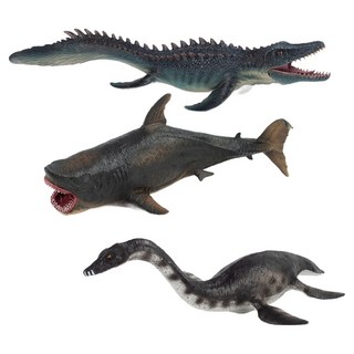 모모스 사나운 해양공룡 피규어 세트, 1세트