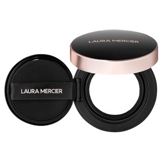 LAURA MERCIER 蘿拉蜜思 煥顏無瑕光采氣墊粉餅盒, 黑色, 1個