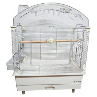 Lunabel 鳥用別墅鳥籠, 白色, 1個