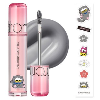 rom&nd 台灣公司貨 果汁唇釉2.0 含貼紙 ZO&FRIENDS聯名款, 38 灰霧莓莓, 1個