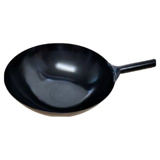 鐵柄鑄鐵炒鍋, 1個, 39cm