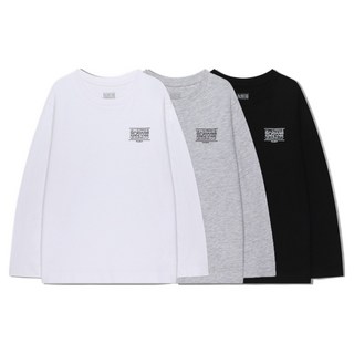 MaritheFrancoisGirbaud 兒童塗鴉經典Logo棉質長袖3件組